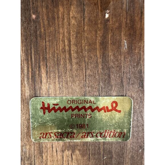 Vintage Hummel Mini Prints Wood Frame Art Pictures Retro Set Of 4 - Picture 8 of 9